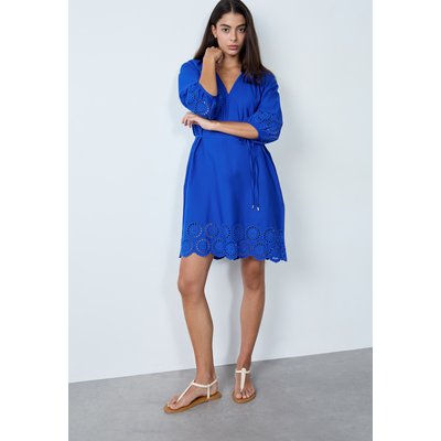 Robe courte avec broderies VICTORINE BROD ETAM