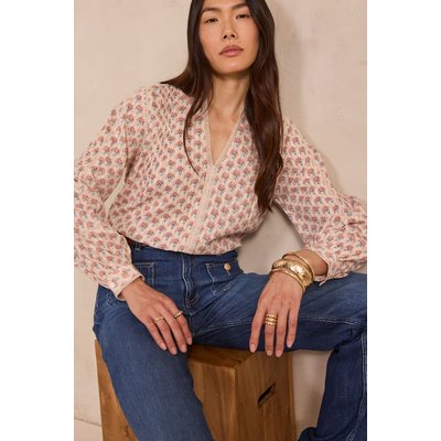 Blouse imprimée en coton DENNY Maison 123