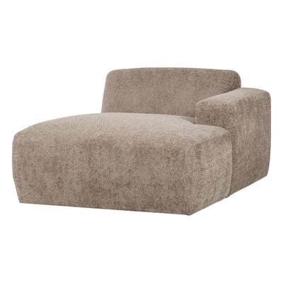 Élément chaise longue droit laine MOJO BASE WOOOD