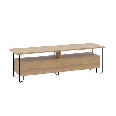 Meuble TV 2 portes avec pieds en métal L150 cm - DILLY CALICOSY