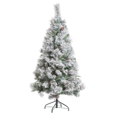Sapin floqué Minnesota 210 cm FEERIC LIGHTS & CHRISTMAS