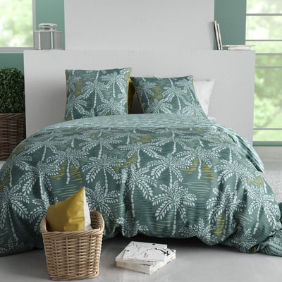 Parure housse de couette en microfibre imprimée, Tobago C DESIGN HOME TEXTILE