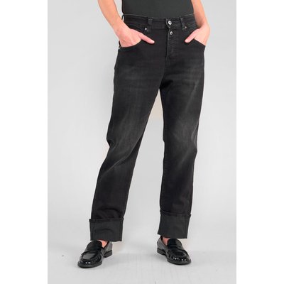 Jeans loose, large 400/60 girlfriend taille haute, longueur 34 LE TEMPS DES CERISES
