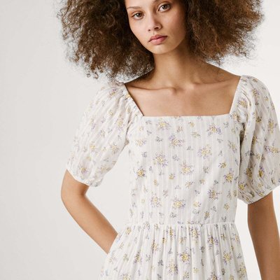 Robe Midi À Imprimé Floral PEPE JEANS