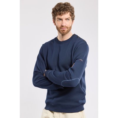 Sweat avec coudières en coton ARMOR-LUX