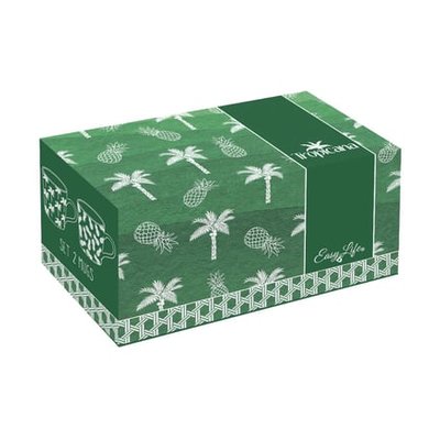 Coffret 2 Mugs En Porcelaine Vert 38 Cl EASY LIFE