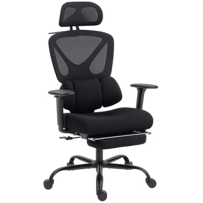 Chaise de bureau Maille (100 % polyester) HOMCOM