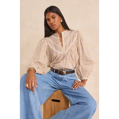 Blouse imprimée à manches longues en coton DEVON Maison 123