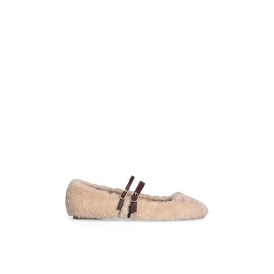 Ballerines effet peau lainée LIU JO