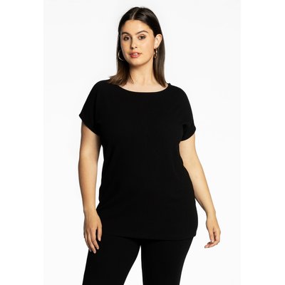 T shirt transparent noir femme best sale