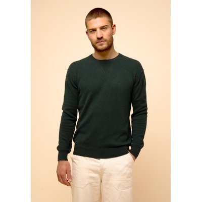 NOE pull col rond cyprès en cachemire JUST CASHMERE