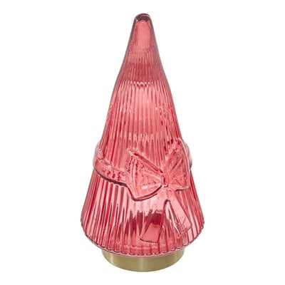 SAPIN LED VERRE NOEUD H23 FEERIC LIGHTS & CHRISTMAS