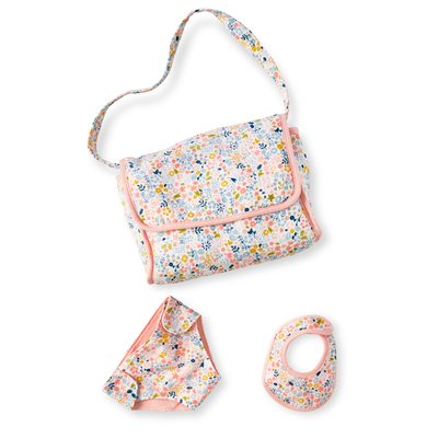 Sac à langer poupon + couche + bavoir VERTBAUDET