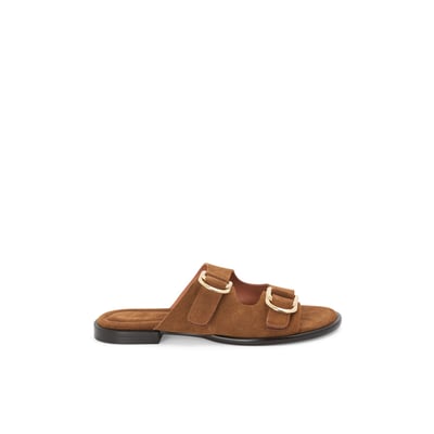 Sandale Plate en cuir MOJI MELLOW YELLOW