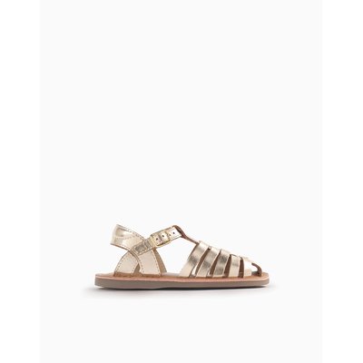 Sandales à Lanières en Cuir ZIPPY