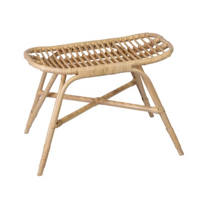 Petit banc en rotin naturel LOUK HYDILE