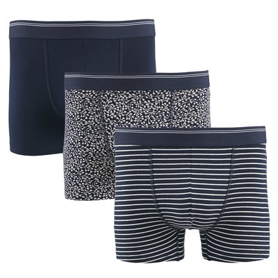 Pack of 3 hipsters, 2 printed and 1 plain LA REDOUTE COLLECTIONS