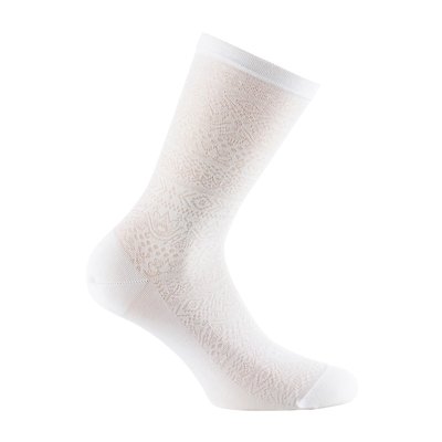 Mi-chaussettes en fil d'écosse motifs ethniques MADE IN FRANCE KINDY