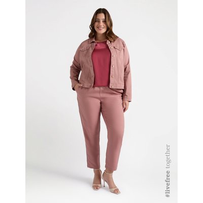Blouson décontracté avec deux petites poches sur le devant et surpiqûres ton sur ton FIORELLA RUBINO