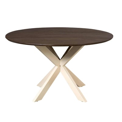 Table ronde 4 personnes bois/métal CORTINA PIER IMPORT