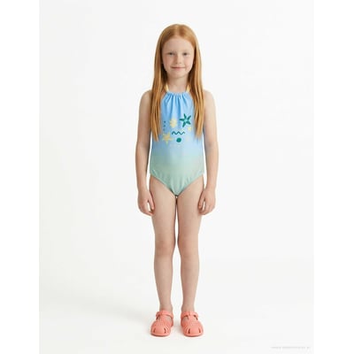 Maillot de bain avec imprimé marin et paillettes ZIPPY