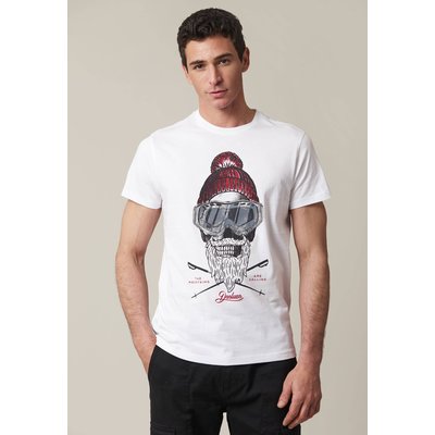 tshirt avec tête de mort esprit Noel PABLO DEELUXE