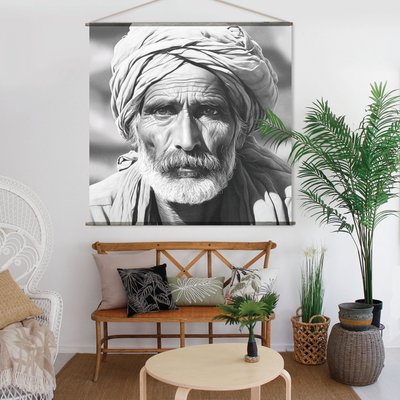 Toile murale VIEIL HOMME HOME MAISON