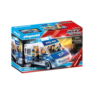 City Action Fourgon de police avec effets lumineux et sonores PLAYMOBIL