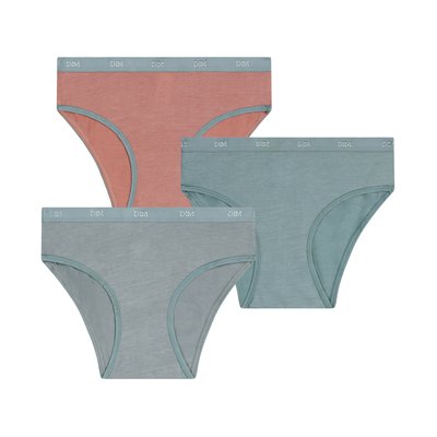 Lot de 3 Culottes Coton fille Les Pockets Ecodim DIM