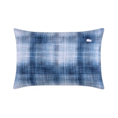 Taie d'oreiller en satin de coton lavé, L DENIM LACOSTE HOME