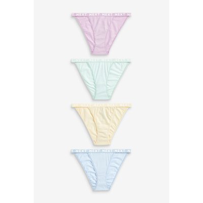 Culottes avec logo - tanga, lot de 4 NEXT