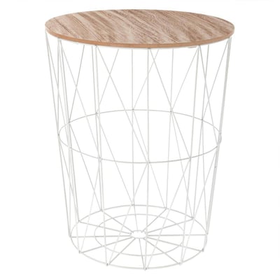 Table d'appoint plateau amovible bois de paulownia KUMI ATMOSPHERA