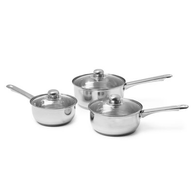 3-Piece Saucepan Set SABICHI