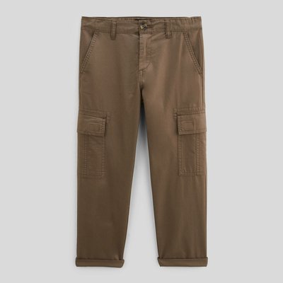 Pantalon cargo uni en coton BIO GOTS MONOPRIX