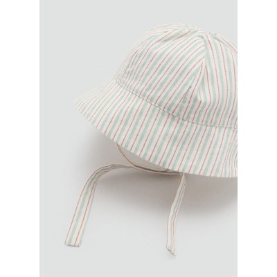 Bonnet à rayures en coton MANGO BABY