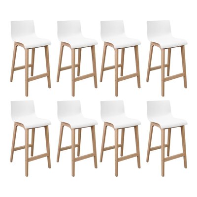 Lot de tabourets de bar en chêne 65cm TANNA MOB IN