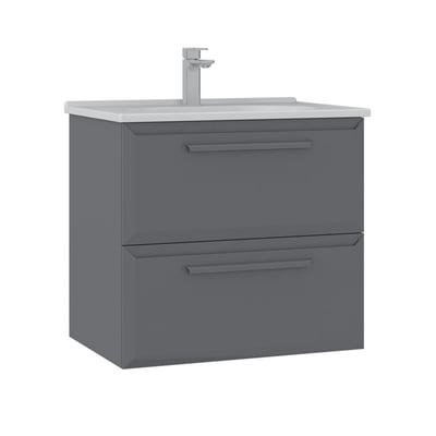 Meuble vasque 65 cm 2 tiroirs NEREE PIER IMPORT