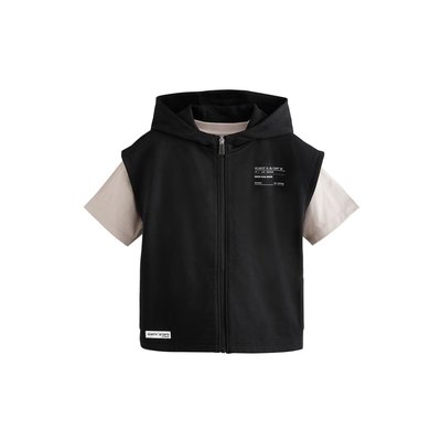 T-shirt et sweat à capuche sans manches zippé NEXT