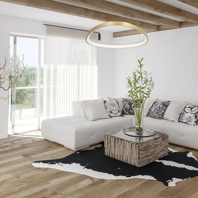 Suspension    lumière chaude  GEMINI IDEAL LUX