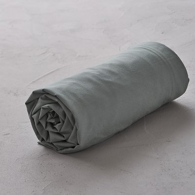 Drap housse en percale lavée bonnets 40 cm COCON SYLVIE THIRIEZ