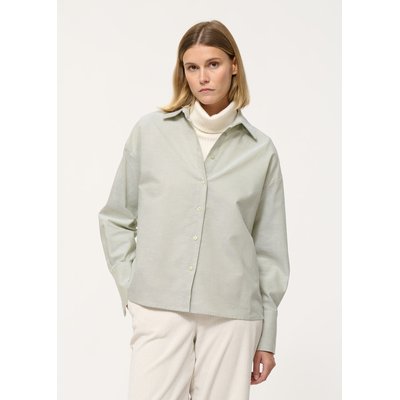 Chemise oversize en coton à poignets retournables HUMILITY