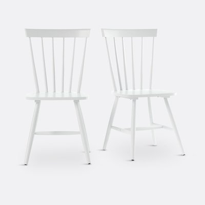 Set van 2 stoelen met spijlen in massief hevea, Jimi LA REDOUTE INTERIEURS