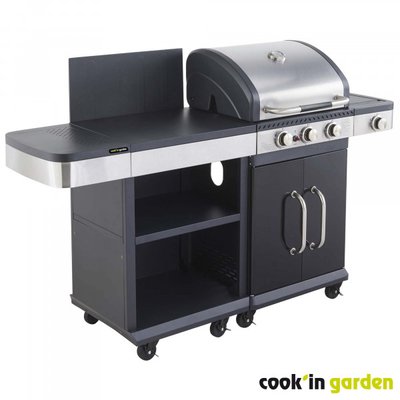 Barbecue Gaz et desserte - FIDGI 3 COOK IN GARDEN