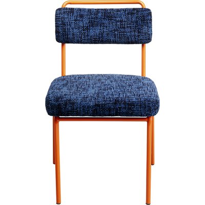 Chaise en polyester tressé et acier, ALLY KARE DESIGN