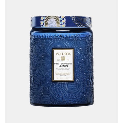 Bougie parfumée mediterranean lemon 510 g VOLUSPA