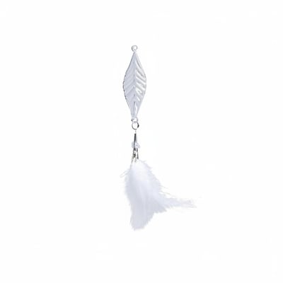 Suspension de noël décorative en plumes H15 SIA DECO