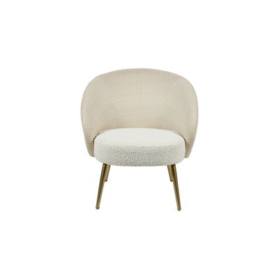Fauteuil Raphael Bouclette Blanc OSTARIA