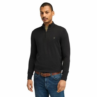 Pull collo con cerniera in cotone regular TIMBERLAND