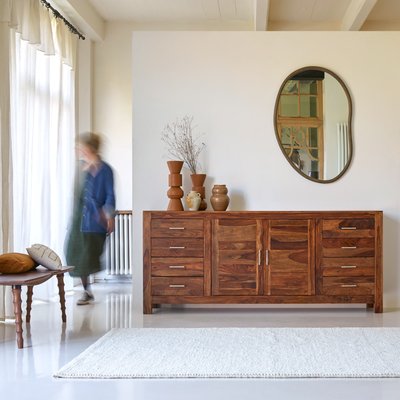 Buffet en palissandre massif 205 cm MEZZO TIKAMOON