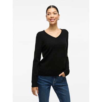 Pull col v en fine maille VILA